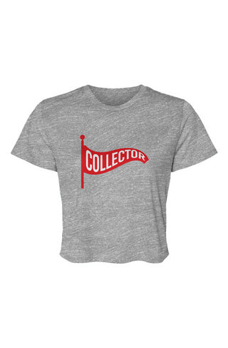 Red Flag Flowy Cropped Tee