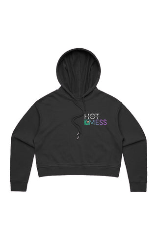 Hot Mess Oversized Cropped Hoodie