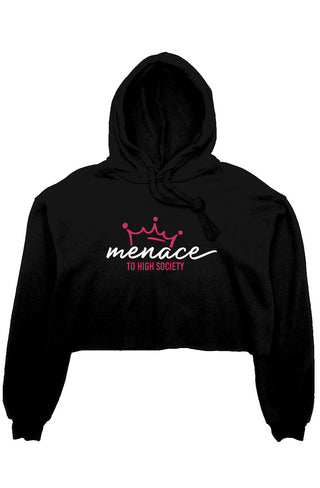 Menace Cropped Lightweight Hoodie