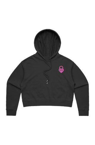 Romantically Unavailable Cropped Hoodie