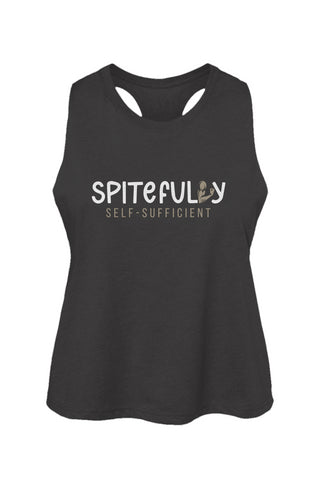 Spitefully Racerback Cropped Tank