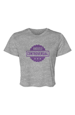 Controversial Flowy Cropped Tee