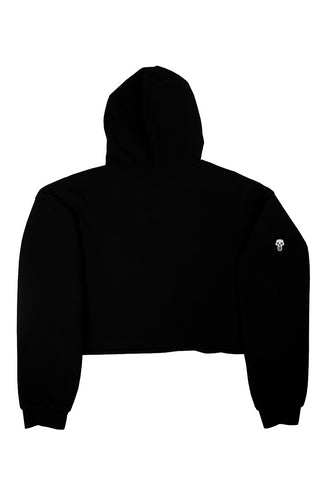 Overthinker Crop Fleece Hoodie