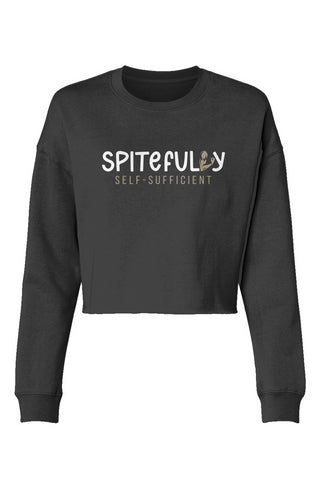 Spitefully Lightweight Cropped Sweatshirt